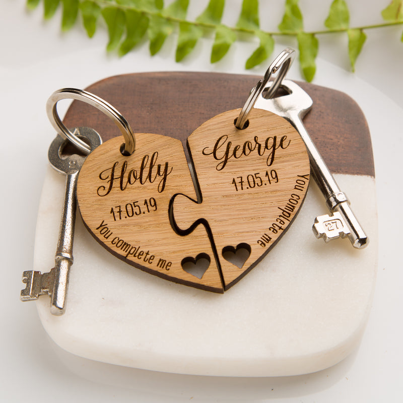 Personalised Gifts, The Laser Engraving Company, Keyrings, Wedding