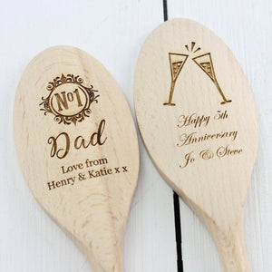 Create Your Own Personalised Engraved Wooden Spoon