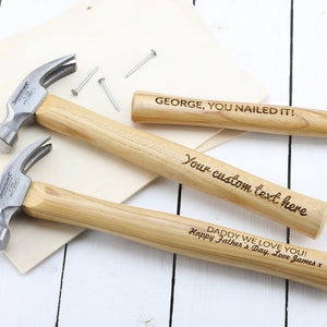 Personalised Wooden Hammer